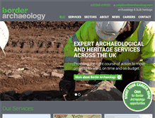 Tablet Screenshot of borderarchaeology.com